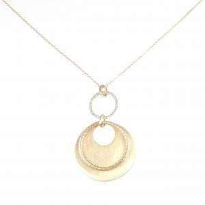 K18PG ダイヤモンド ネックレス 0.16CT