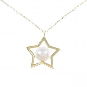 [BRAND NEW] K18YG Star Akoya Pearl Necklace 6mm
