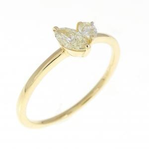 【新品】K18YG ダイヤモンド リング 0.30CT