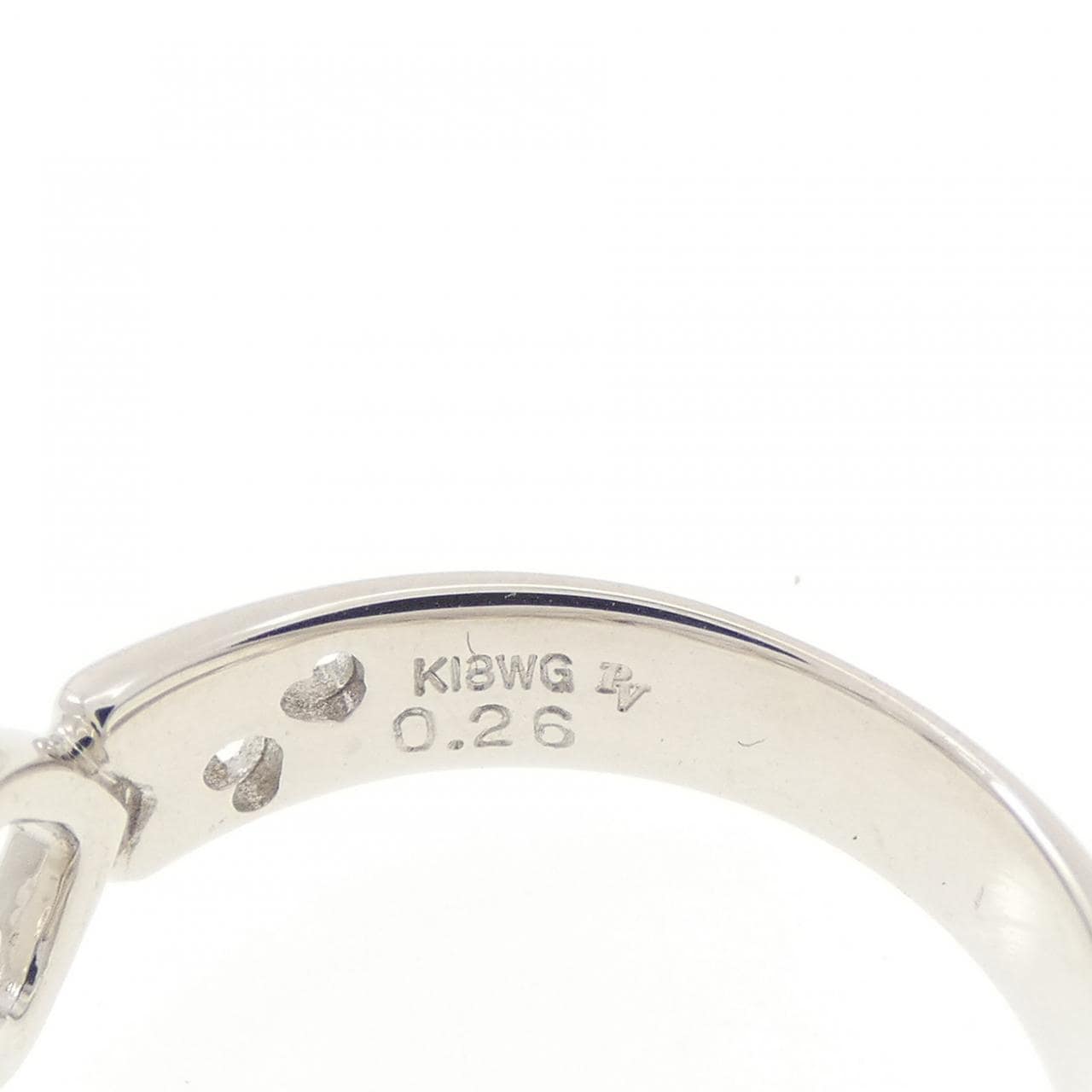 ポンテヴェキオ ハート ダイヤモンド リング 0.26CT