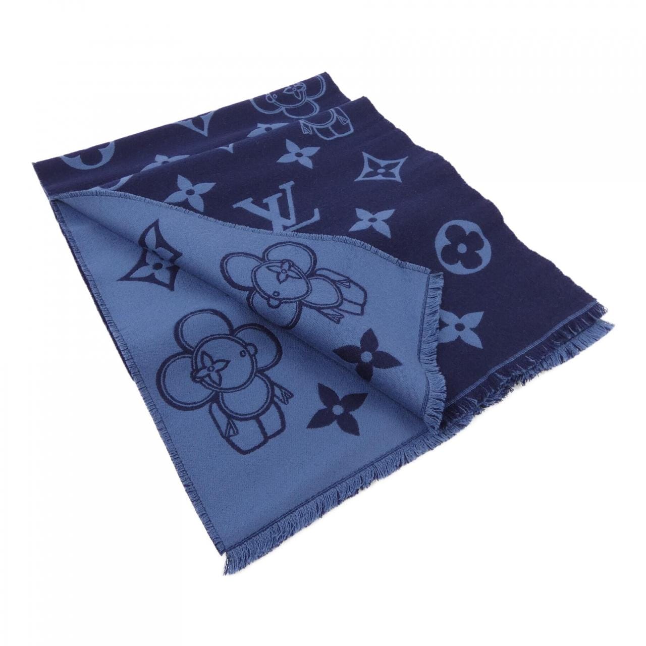ルイヴィトン LOUIS VUITTON エシャルプモノグラムヴィヴィエンヌ M77129 MUFFLER