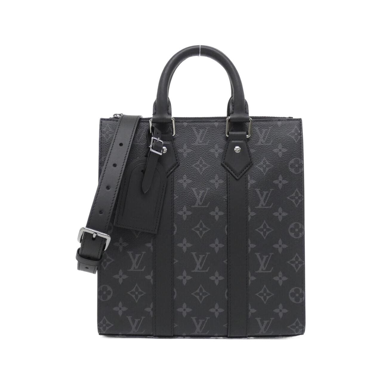 LOUIS VUITTON Monogram Eclipse Sac Plat Cross M46456 Bag