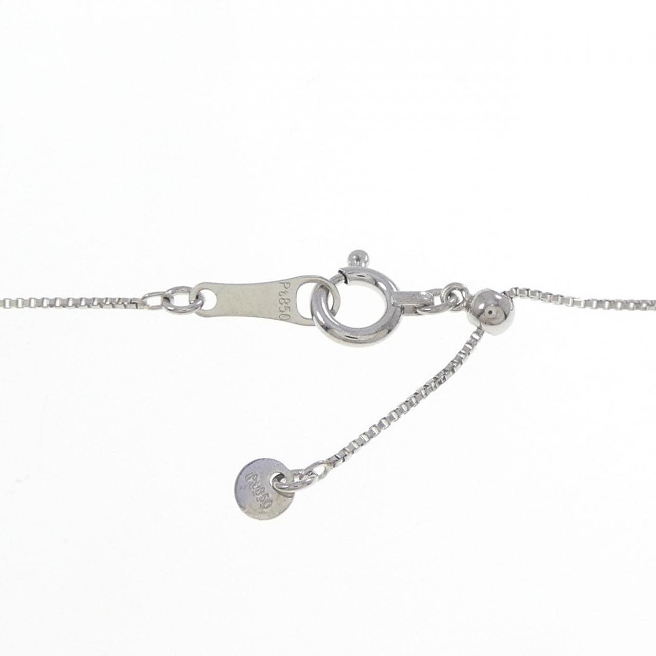 PT900/PT850 ハート ダイヤモンド ネックレス 0.30CT