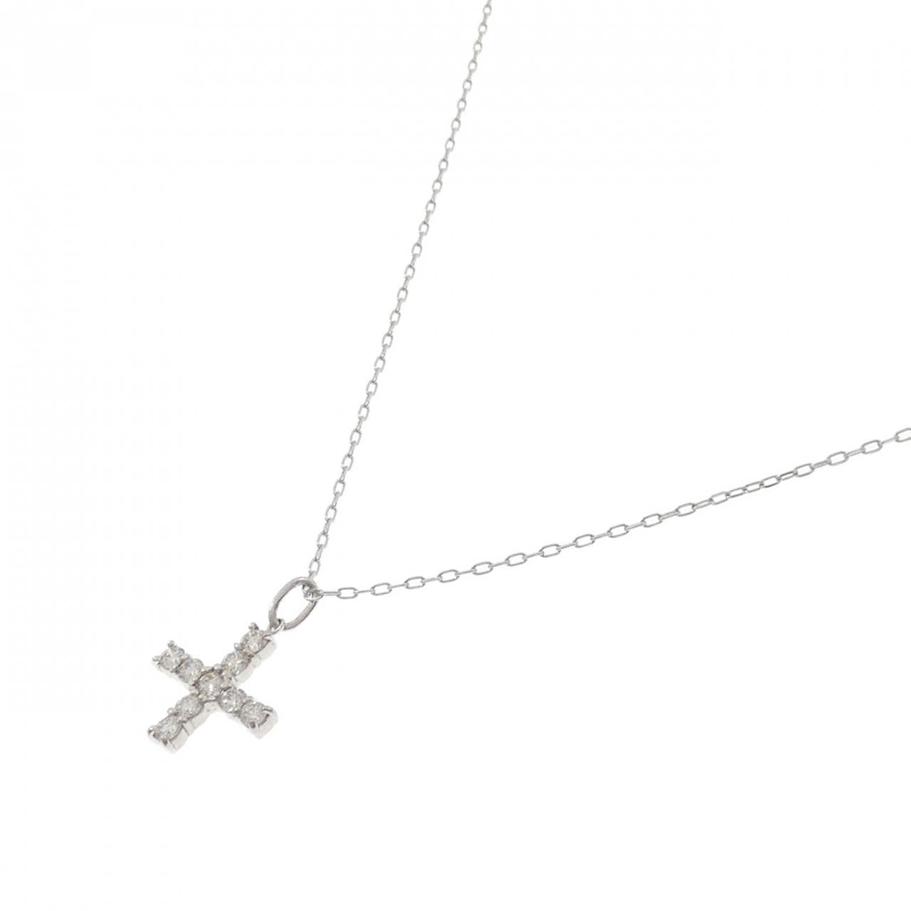 PT900/PT850 ダイヤモンド ネックレス 0.36CT
