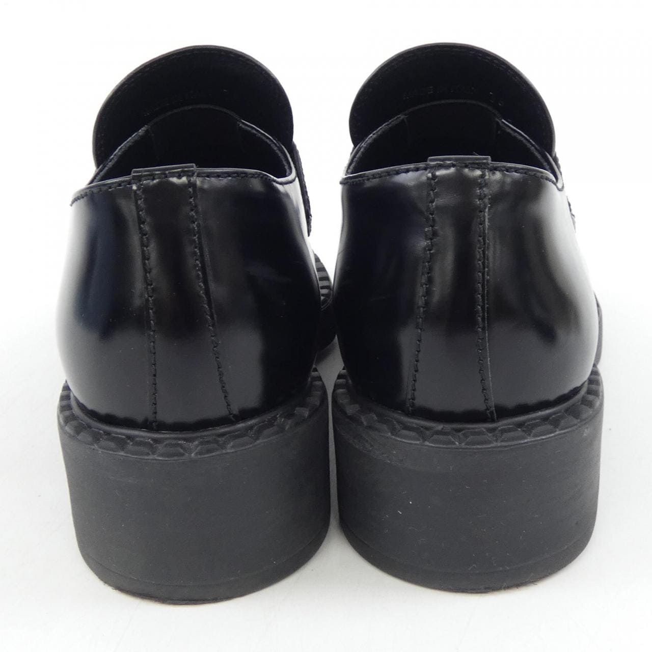 プラダ PRADA チョコレート ローファー トライアングルロゴ 1D246M シューズ