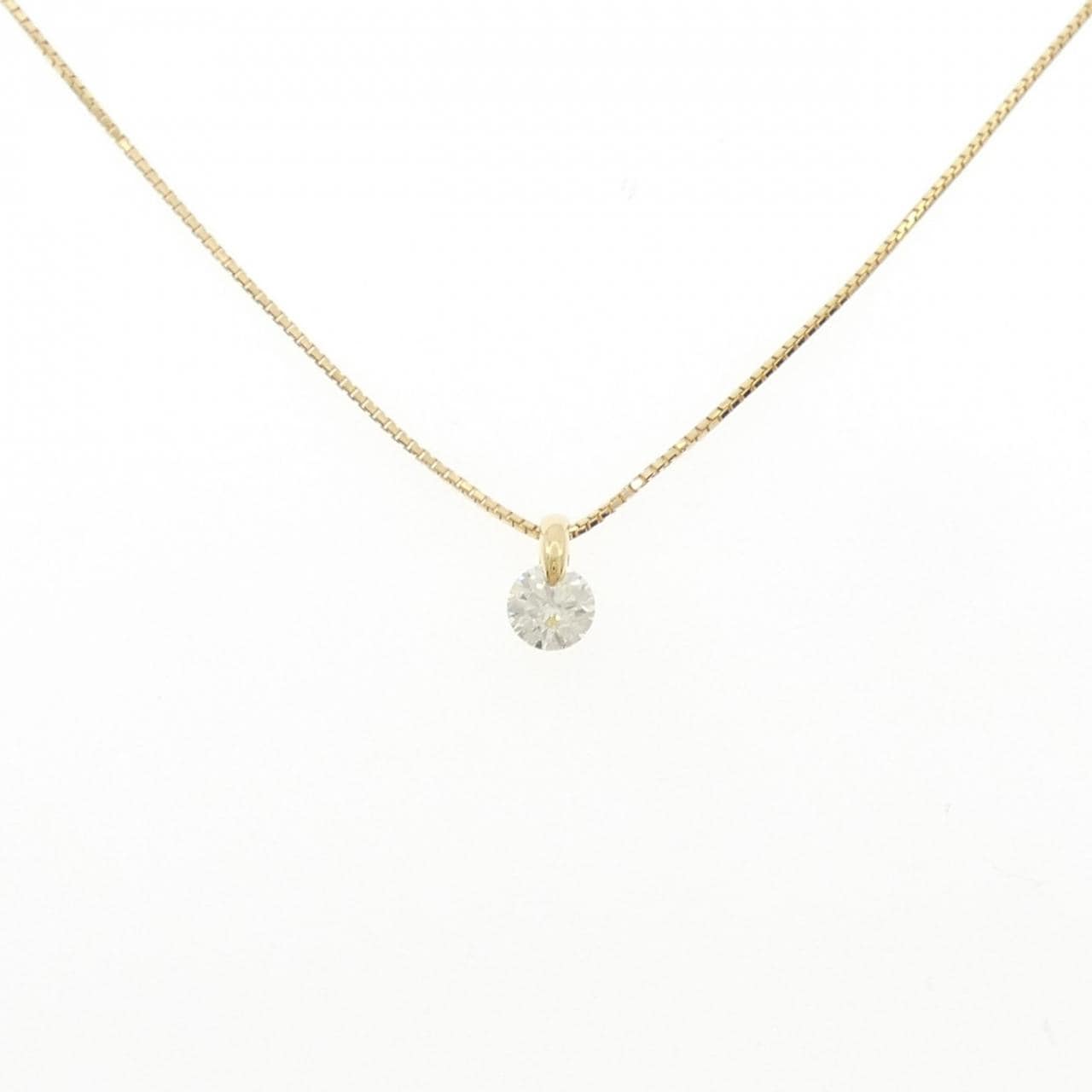 K18YG ダイヤモンド ネックレス 0.56CT