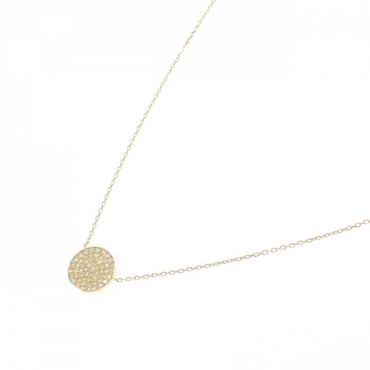 アガット ダイヤモンド ネックレス 0.11CT