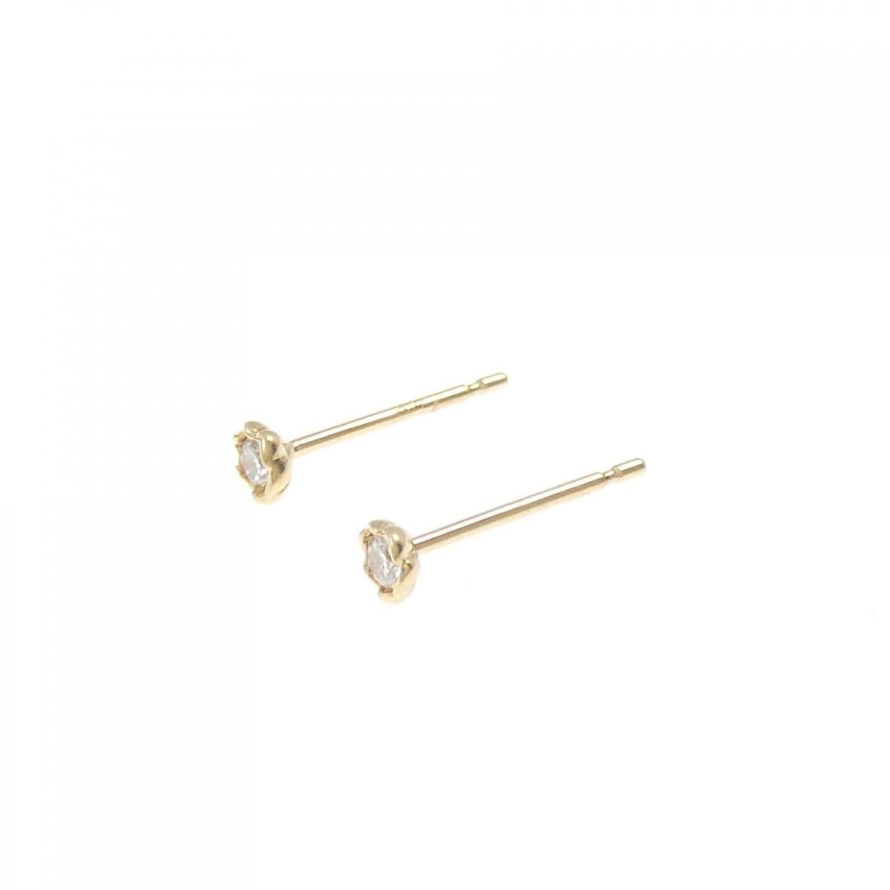 K18YG ダイヤモンド ピアス