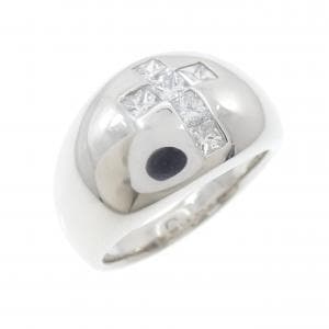 PT900 クロス ダイヤモンド リング 0.70CT