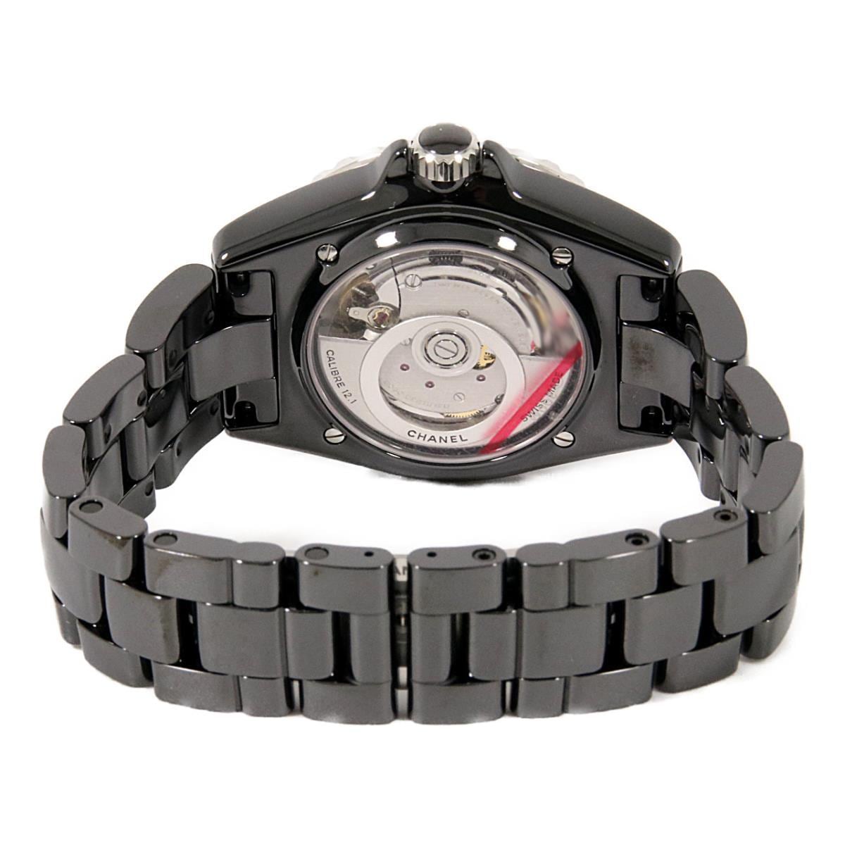 【新品】シャネル　Ｈ６１８５　Ｊ１２ファントム　３８ｍｍセラミック　自動巻