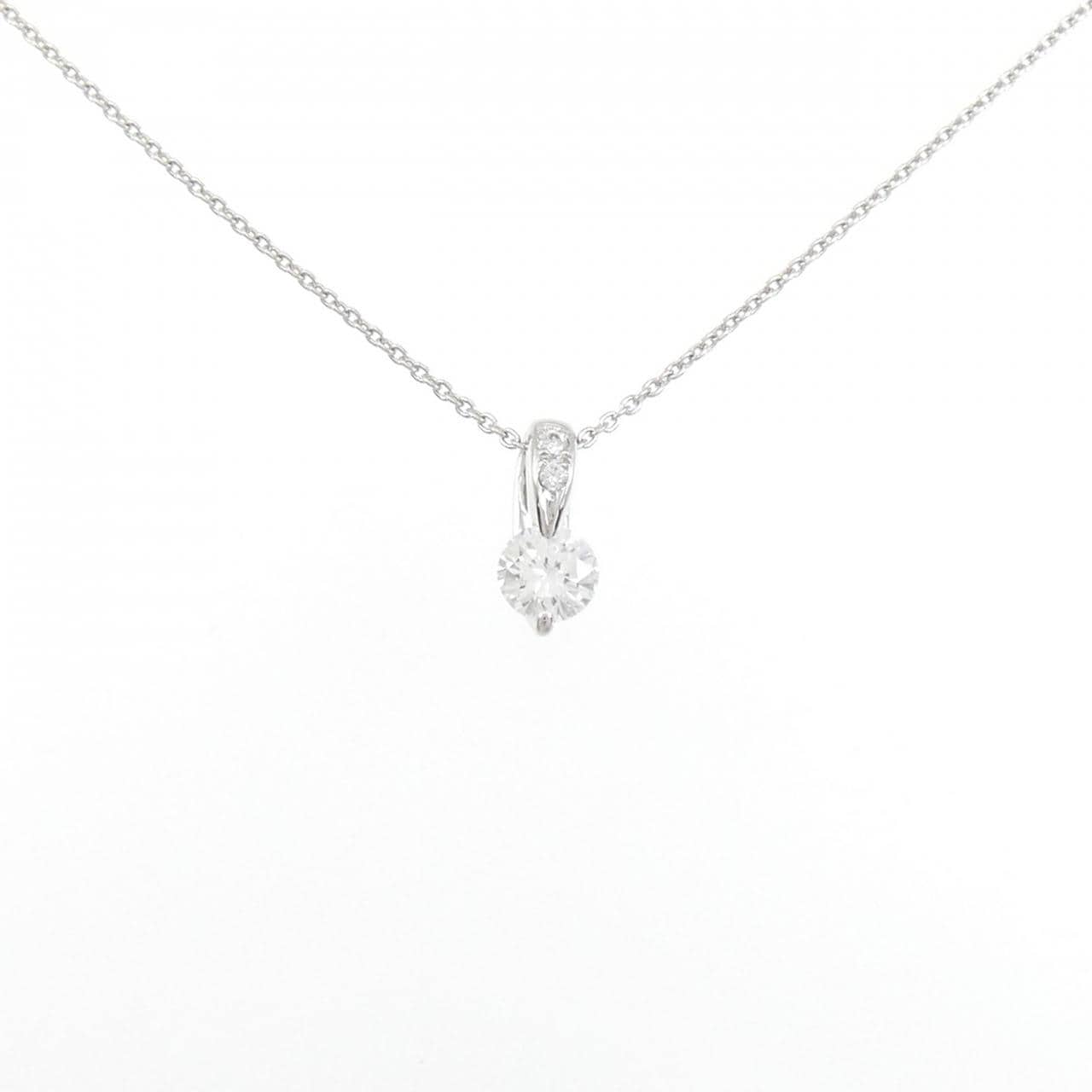 【リメイク】PT900/PT850 ダイヤモンド ネックレス 0.345CT E SI1 VG