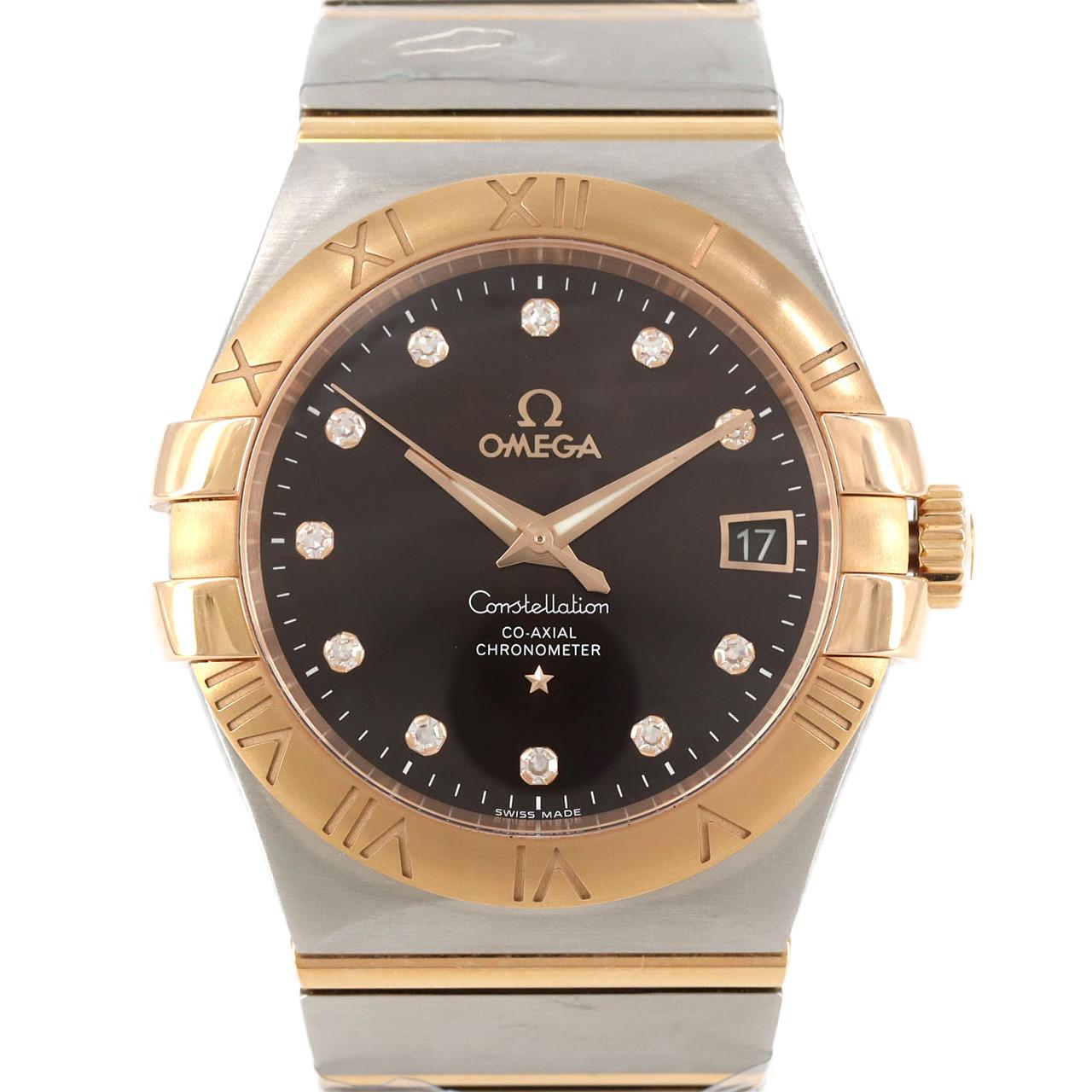 【新品】オメガ コンステレーション RGコンビ・11P 123.20.35.20.63.001 SSxPG 自動巻