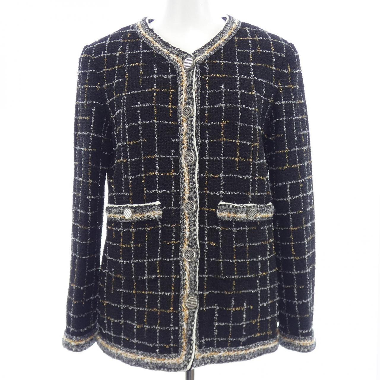 シャネル CHANEL P56399V42458 17S ノーカラージャケット