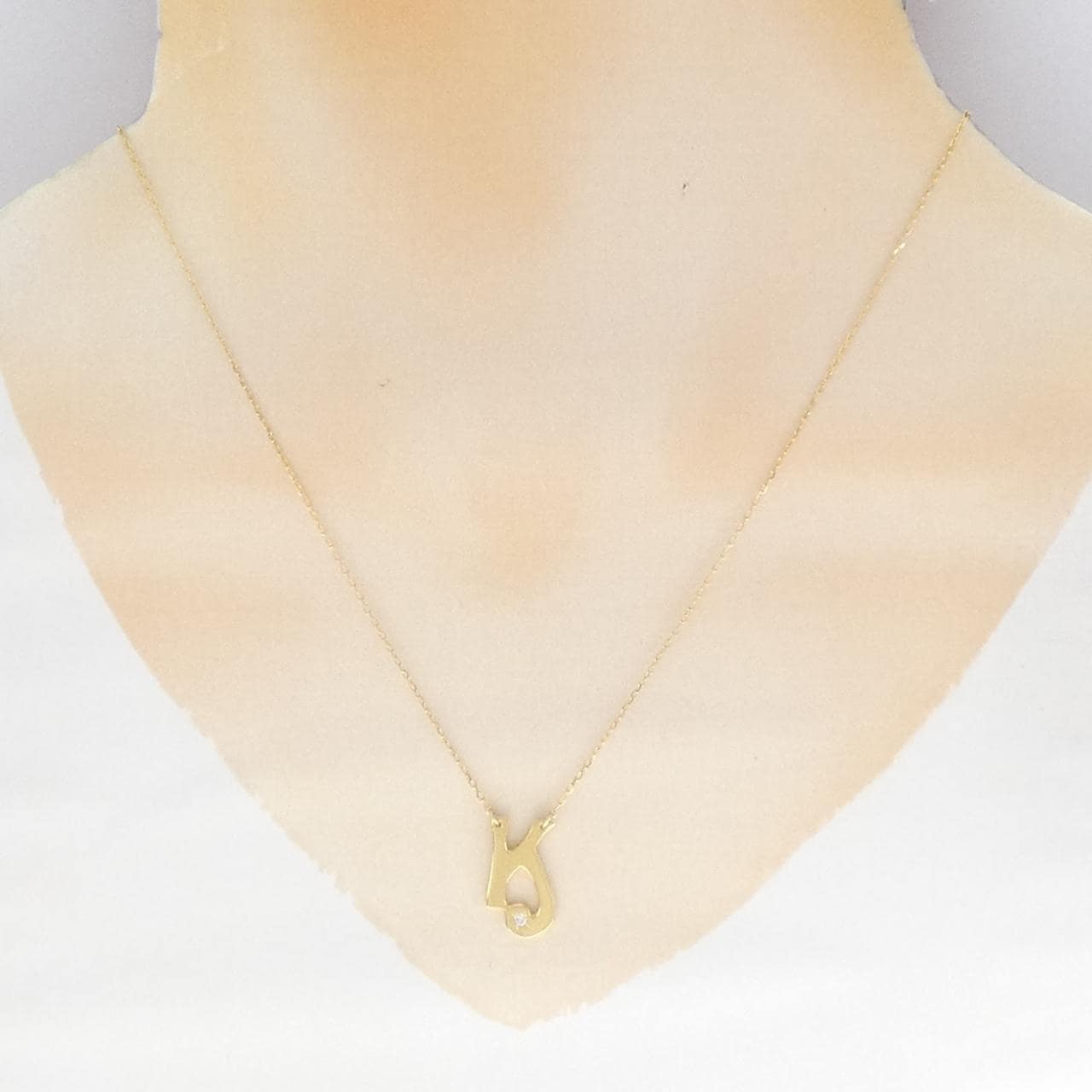 K18YG ダイヤモンド ネックレス 0.02CT
