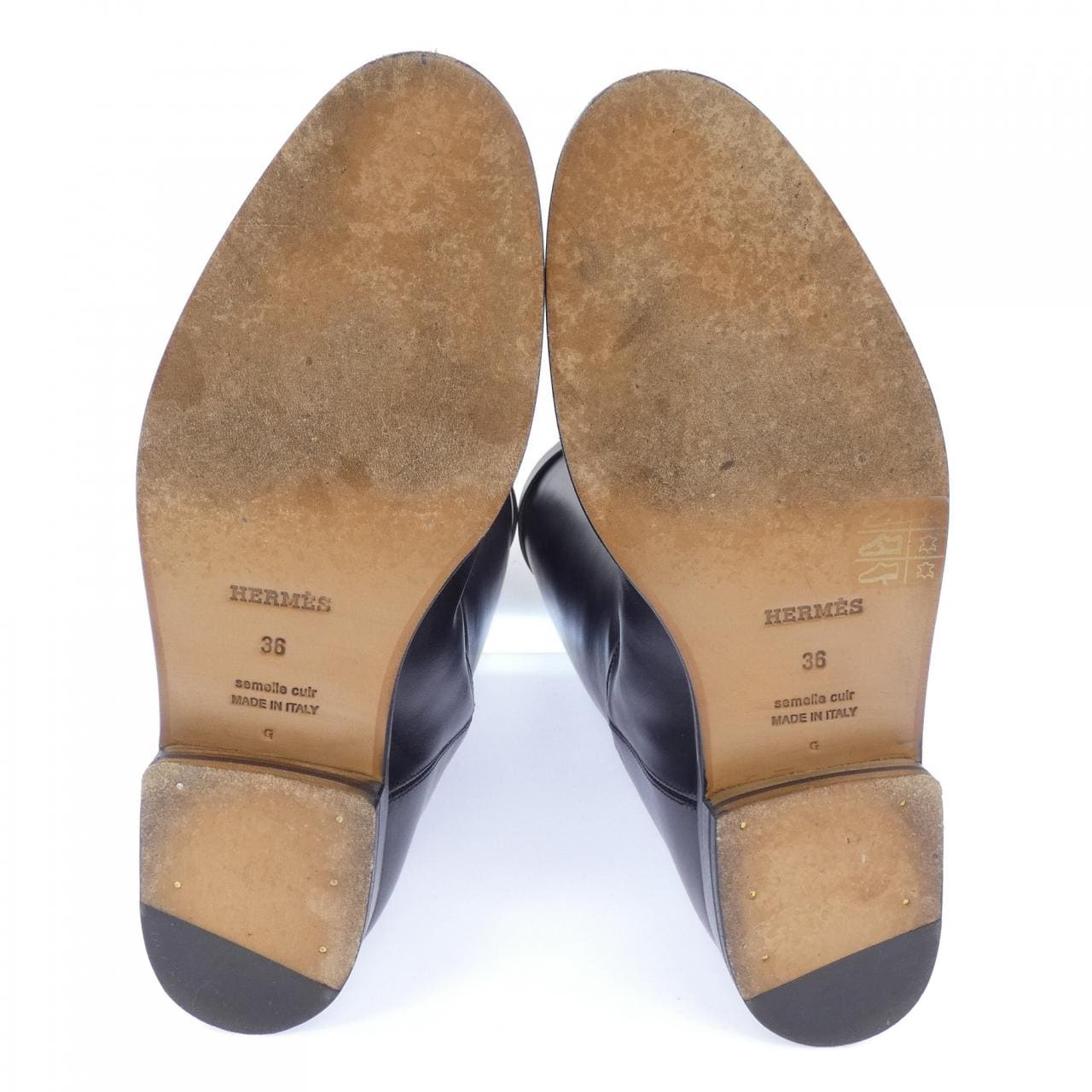 エルメス HERMES ジャンピング JUMPING ケリーバックル 042138Z ロングブーツ