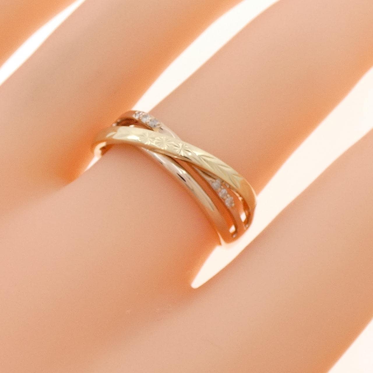 K10PG/K10YG ダイヤモンド リング