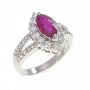 PT900 ルビー リング 1.03CT