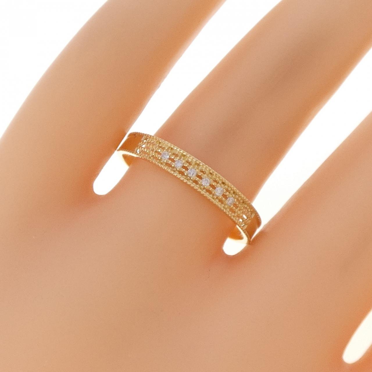 K18YG ダイヤモンド リング 0.03CT