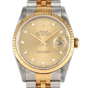 ロレックス デイトジャスト 16233G. SSxYG 自動巻 X番