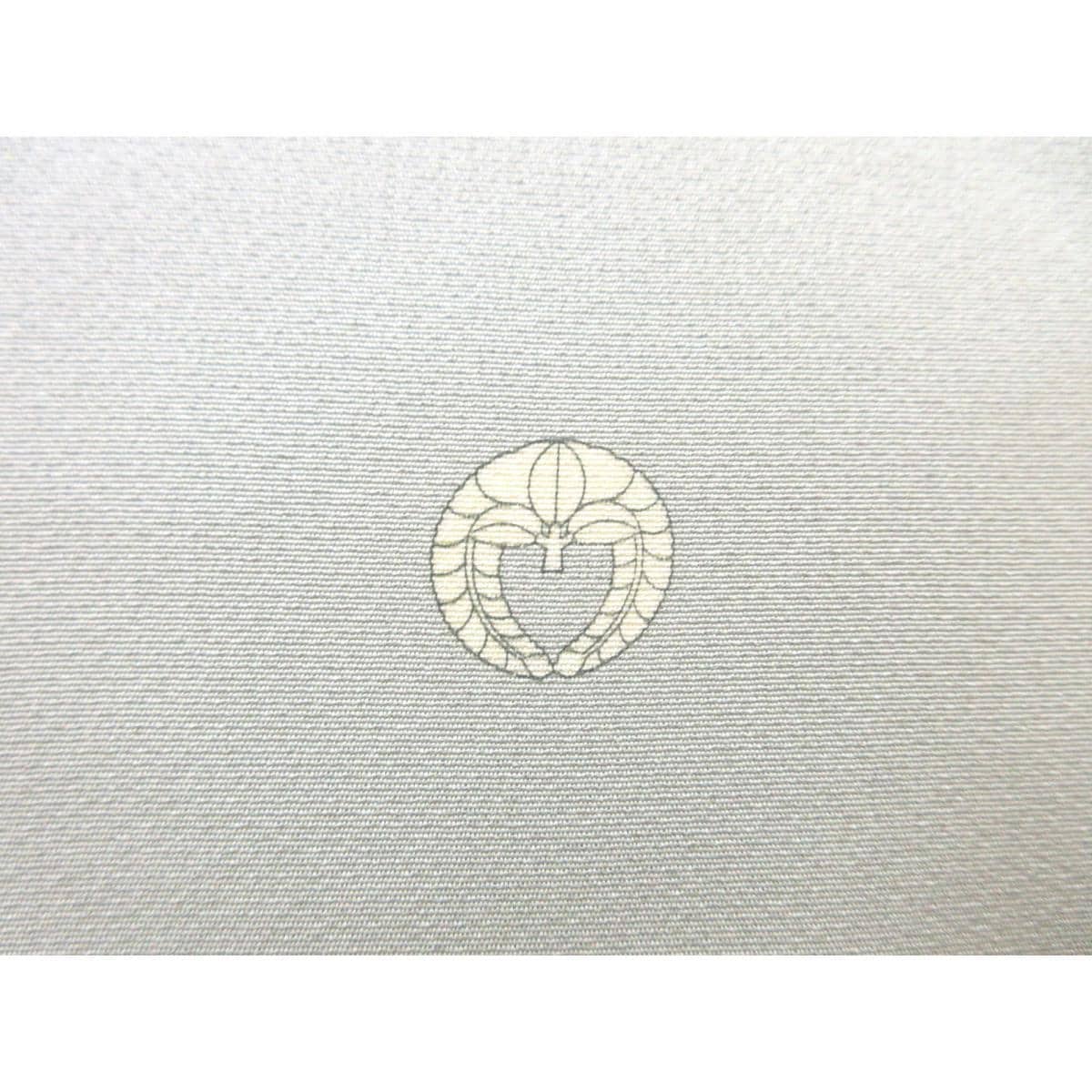 色留袖　友禅加工ボカシ染　下り藤