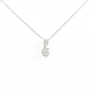 PT900/PT850 ダイヤモンド ネックレス 0.32CT K IF 3EXT