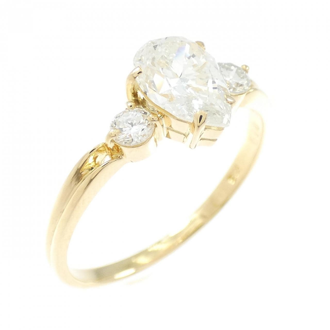K18YG ダイヤモンド リング 1.04CT