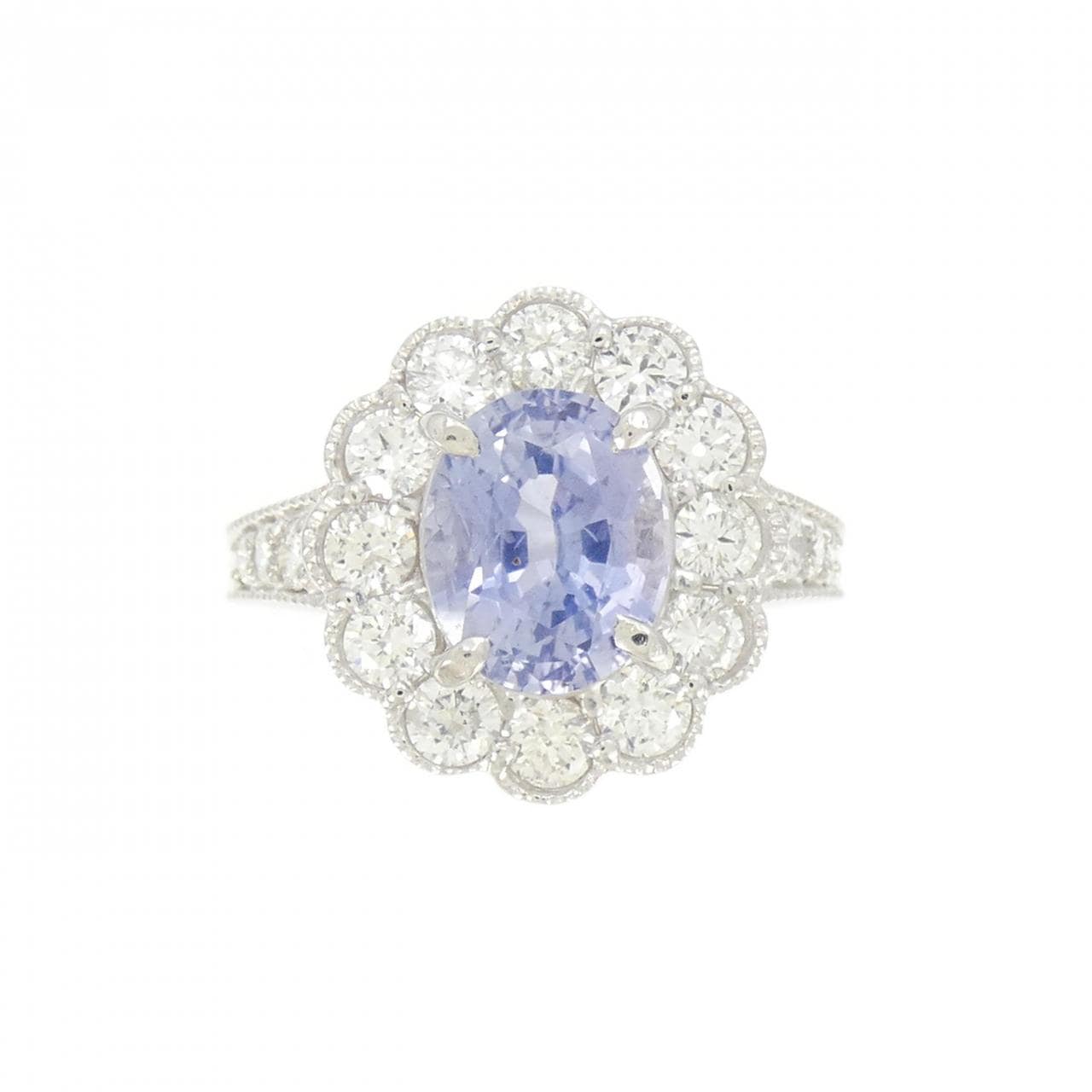 PT Unheated Sapphire Ring 2.36CT from Sri Lanka