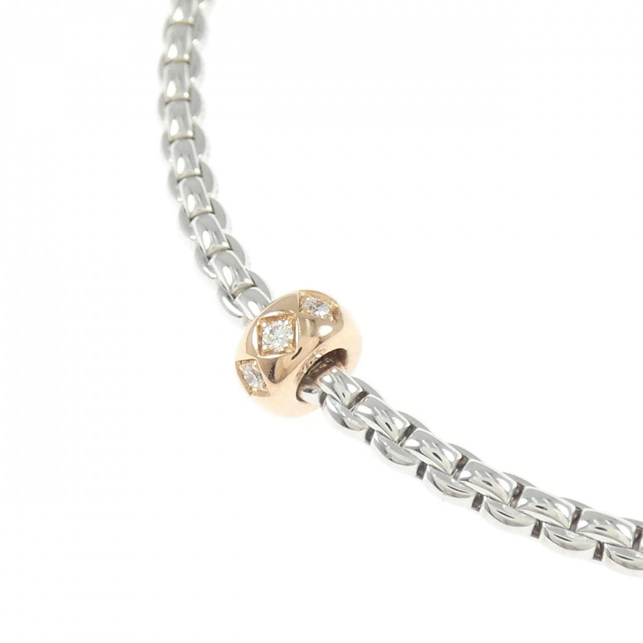 【新品】フォッペ ロンバス ネックレス 0.12CT
