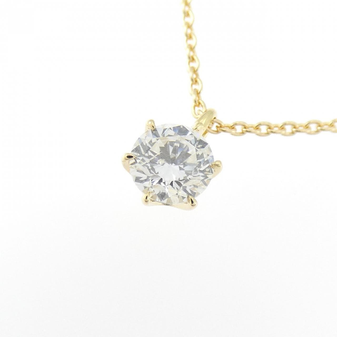 【リメイク】K18YG ダイヤモンド ネックレス 0.315CT G I1 VG