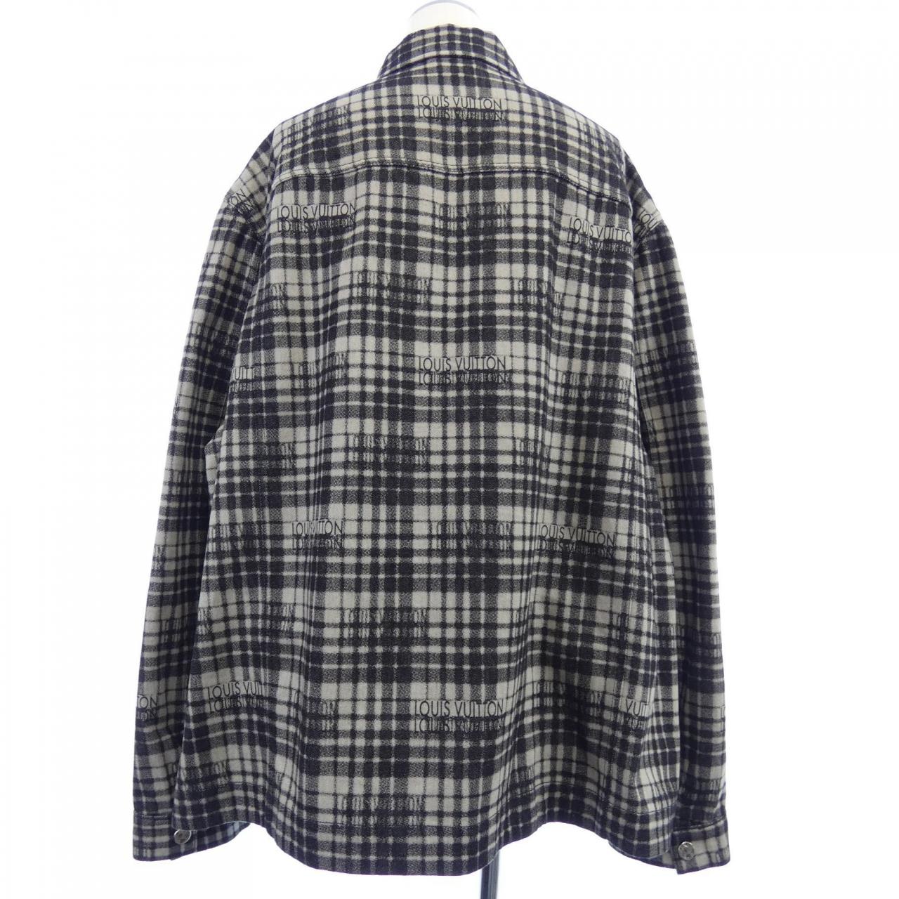 ルイヴィトン LOUIS VUITTON チェックデニムオーバーシャツ HPA90WARA シャツ