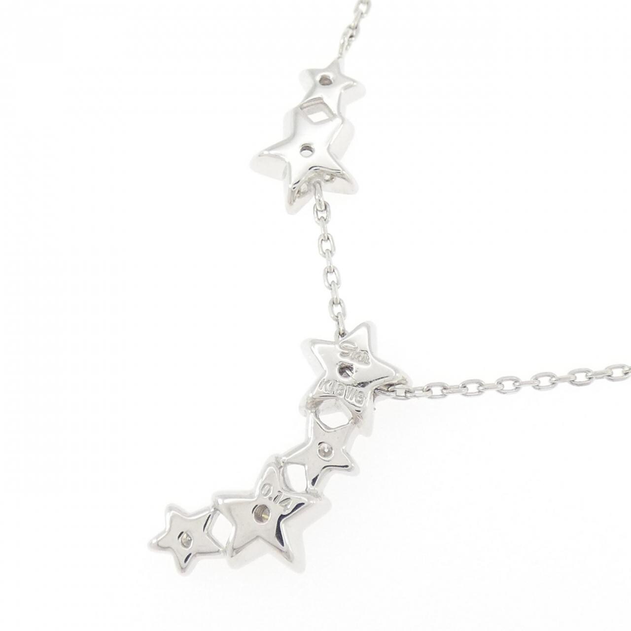 スタージュエリー ダイヤモンド ネックレス 0.14CT