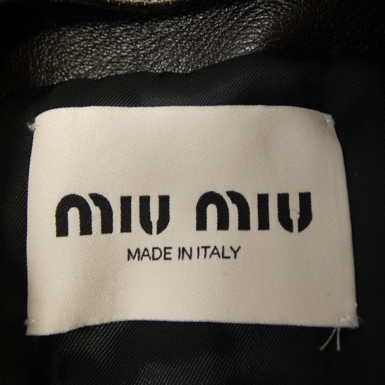 ミュウミュウ MIU MIU MPV901 SOOO 1134 レザージャケット