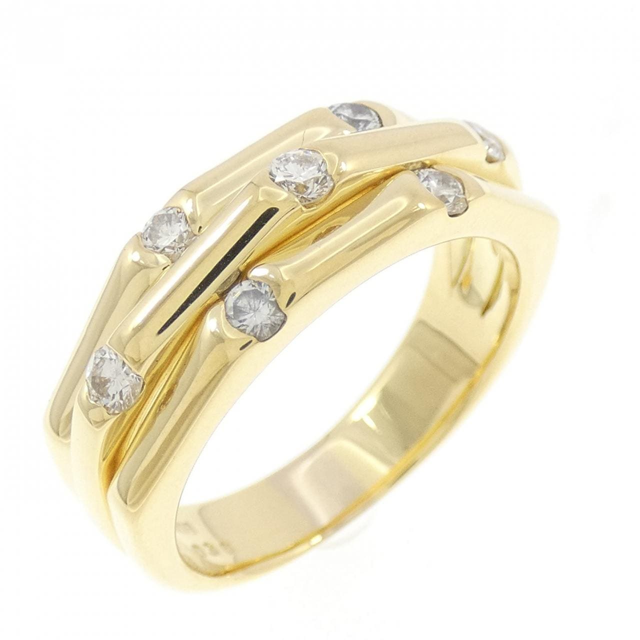 K18YG ダイヤモンド リング 0.36CT