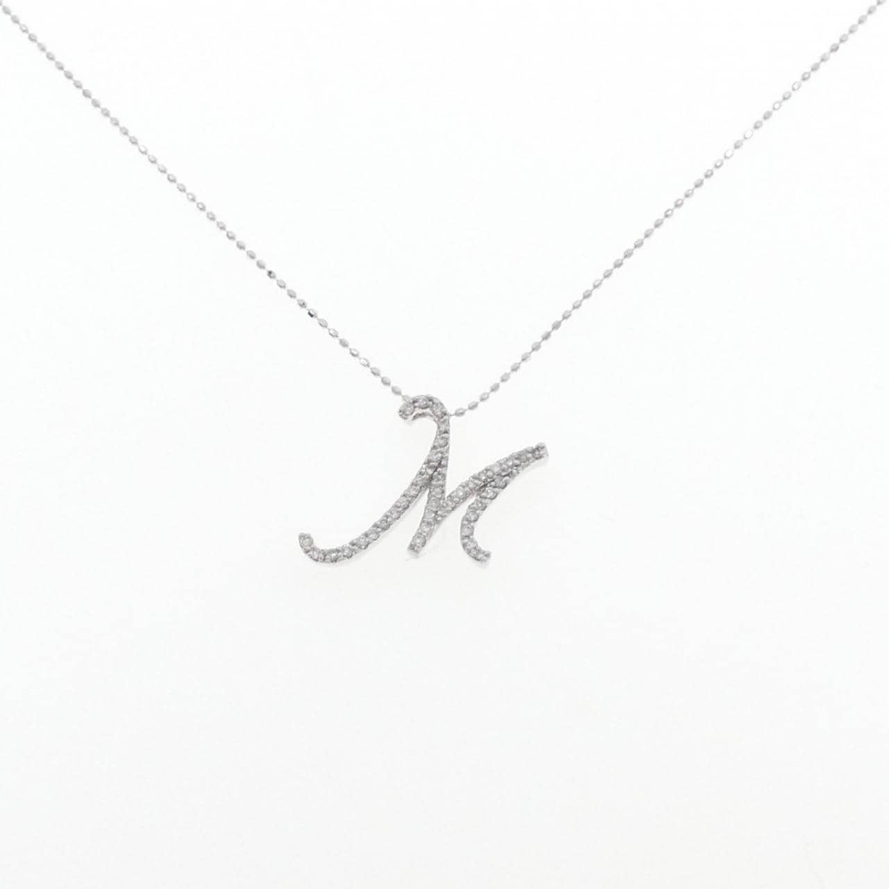 セイレーン　アズーロ イニシャル ネックレス 0.21CT