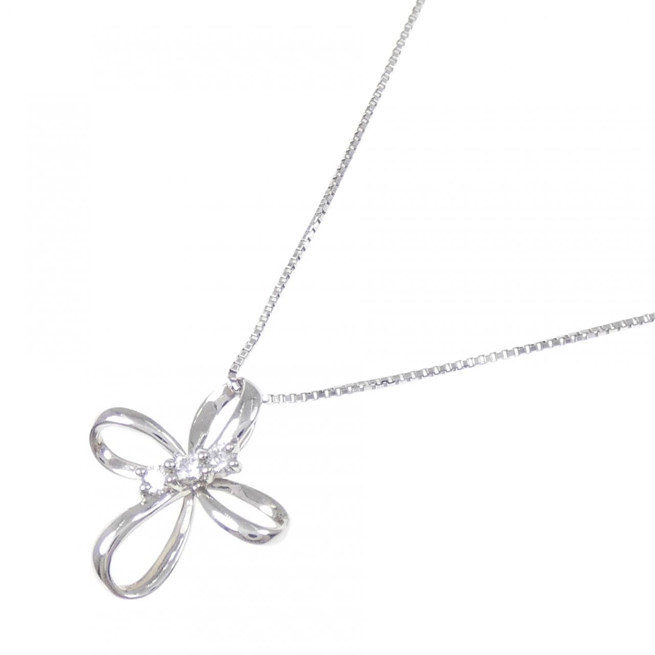 ジーエスティービー ダイヤモンド ネックレス 0.05CT