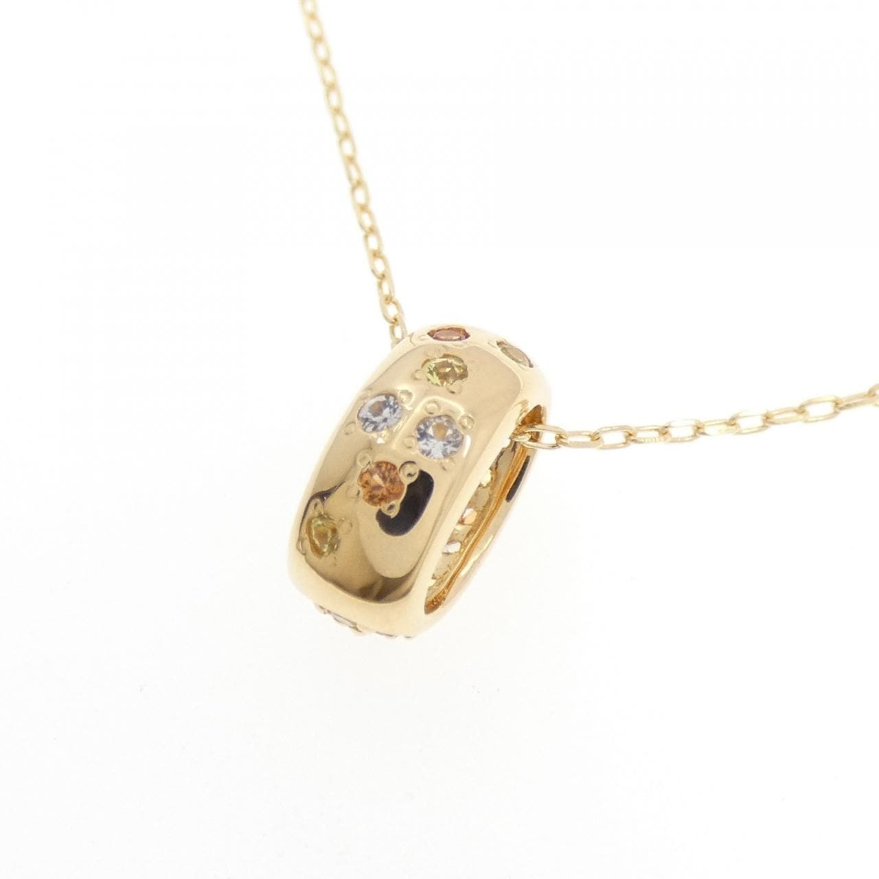 K18YG サファイヤ ネックレス 0.55CT