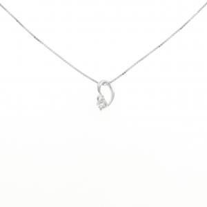 K10WG ダイヤモンド ネックレス 0.07CT