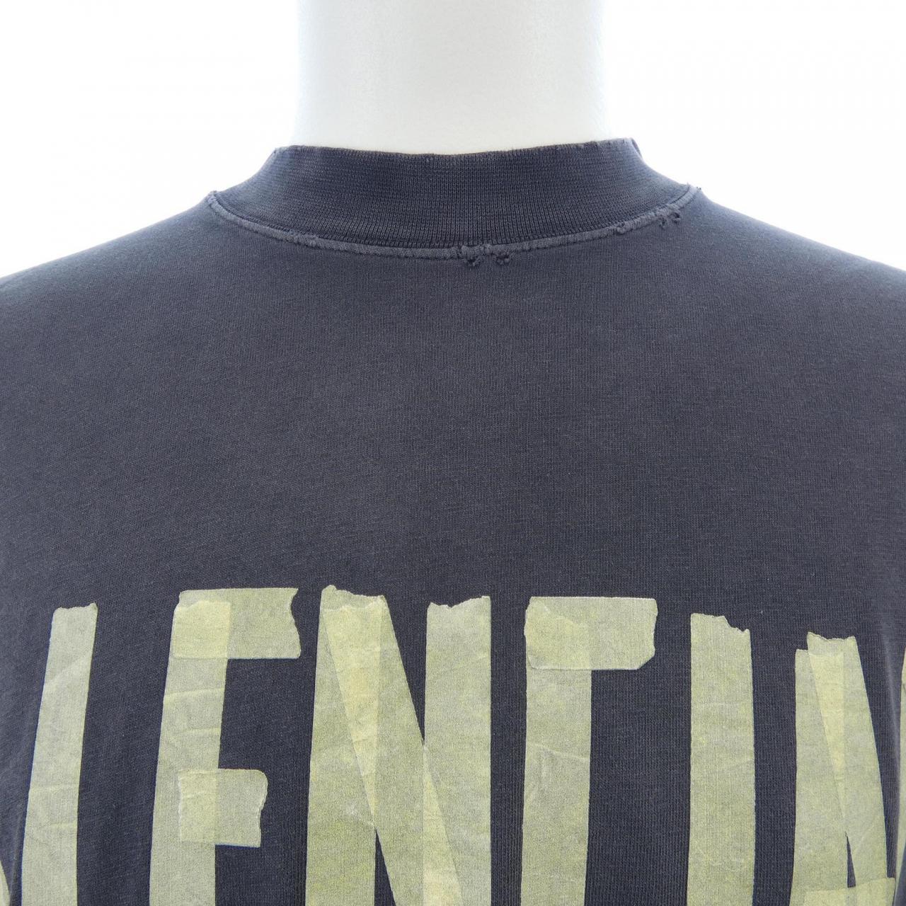 バレンシアガ BALENCIAGA TAPE TYPE Tシャツ ミディアムフィット 739784 TOVA9 UNISEX Tシャツ