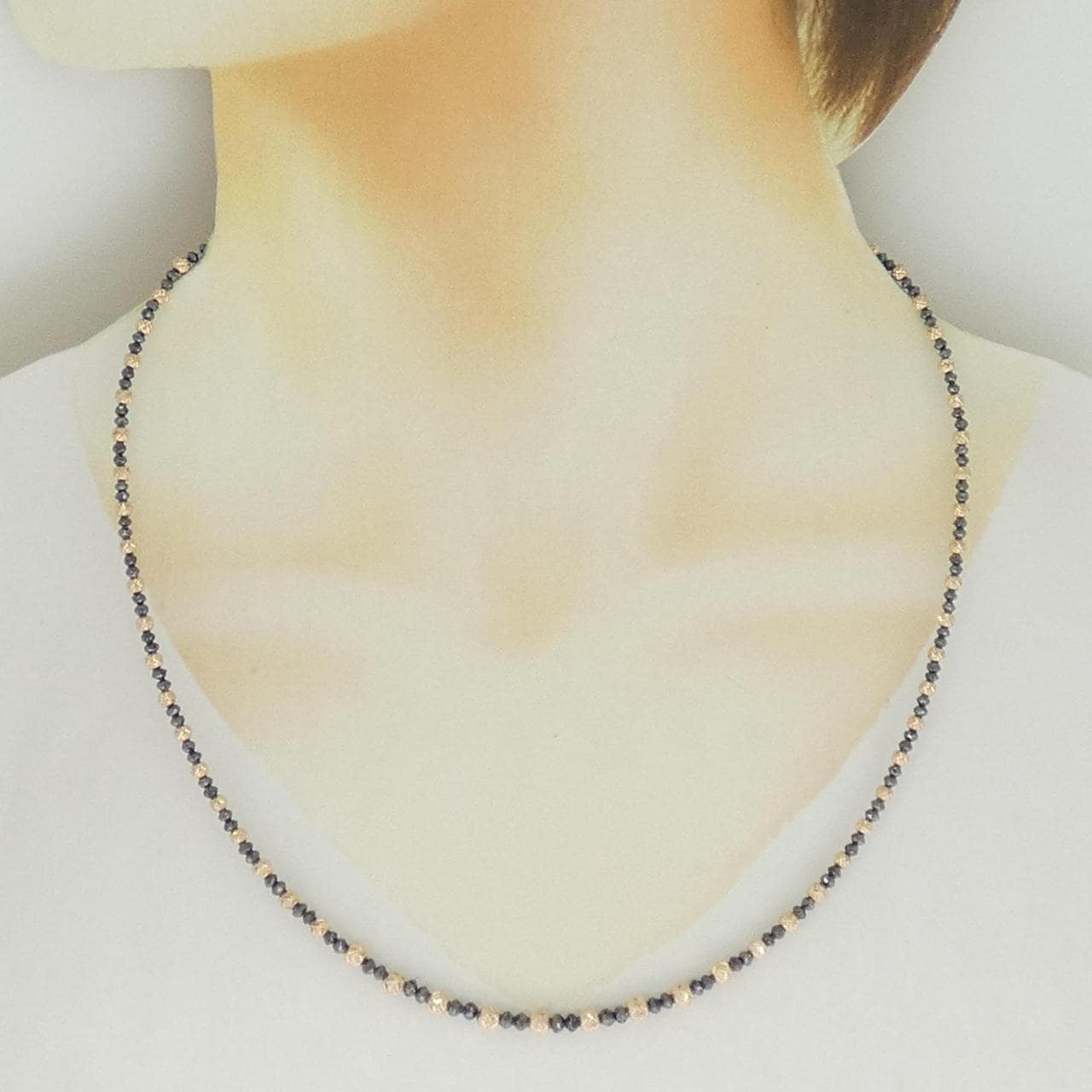 K18PG ダイヤモンド ネックレス 10.00CT