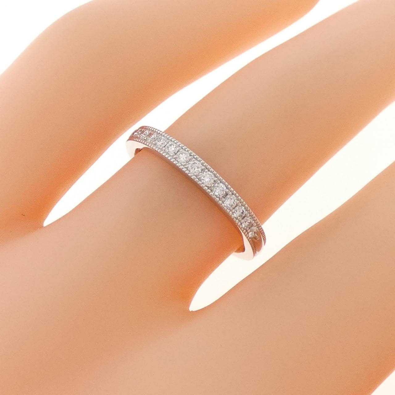 PT950 ダイヤモンド リング 0.15CT