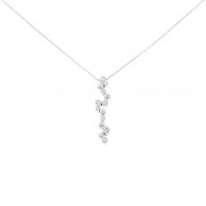 K18WG ダイヤモンド ネックレス 0.30CT