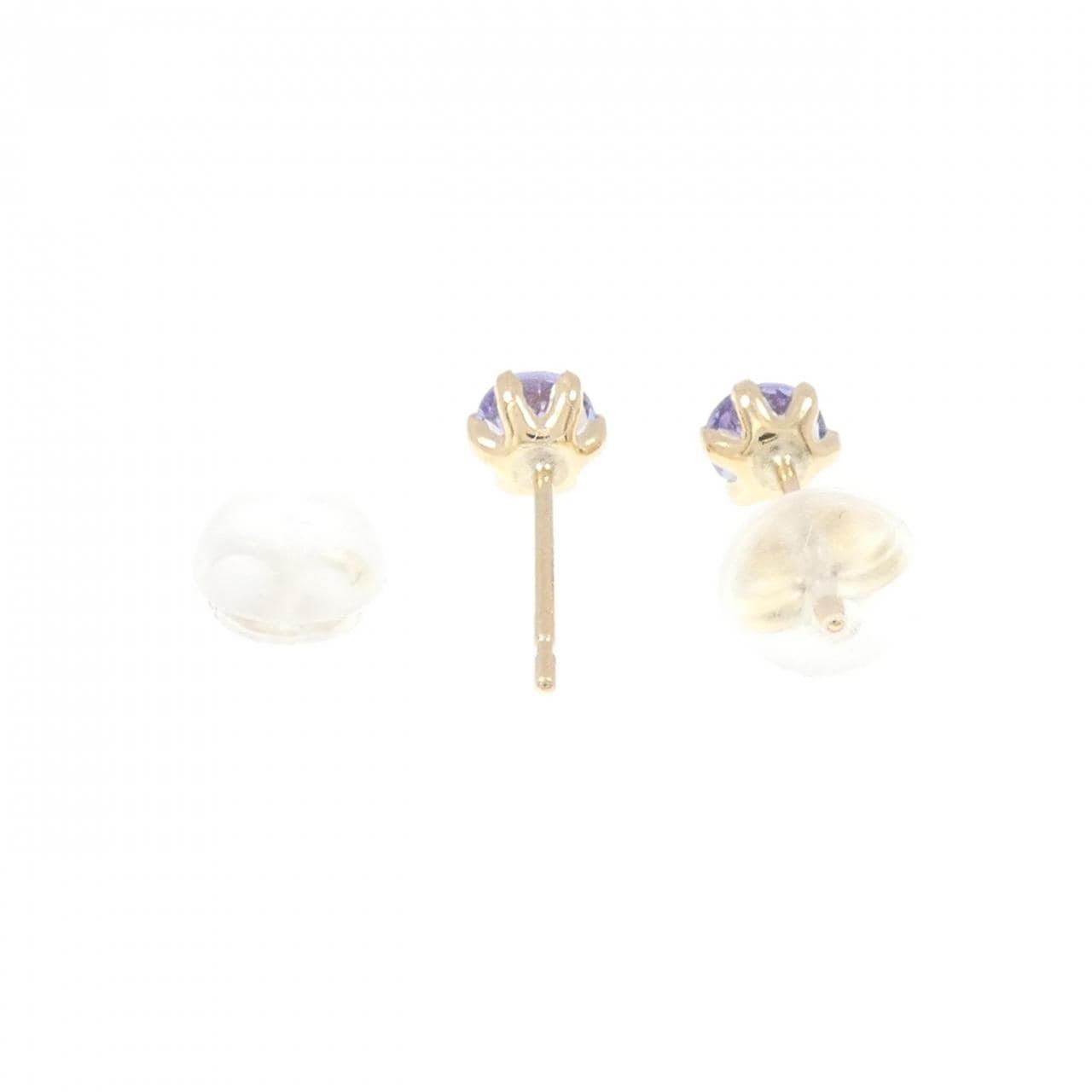 K18YG タンザナイト ピアス 0.30CT