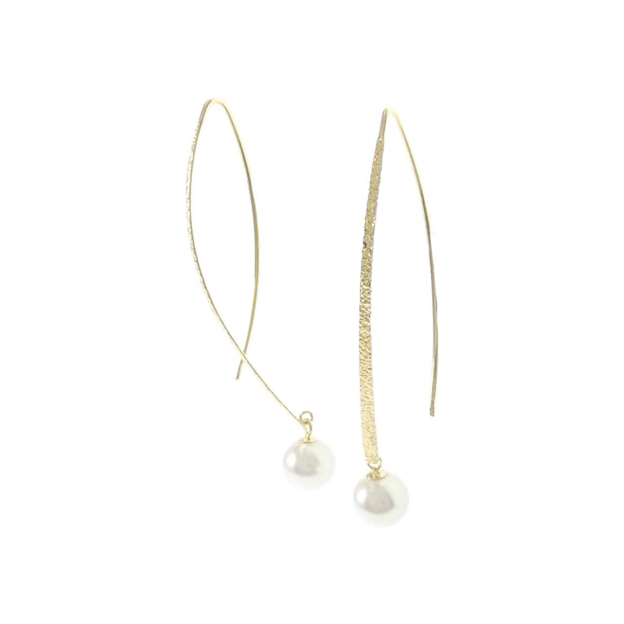 K18YG アコヤパール ピアス 5.5mm