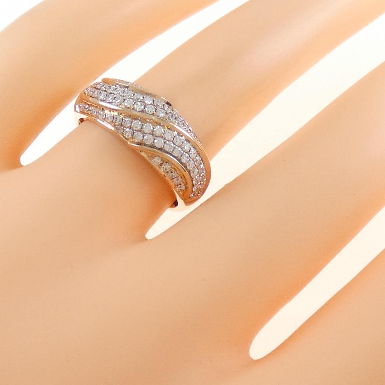 750PG ダイヤモンド リング 0.502CT