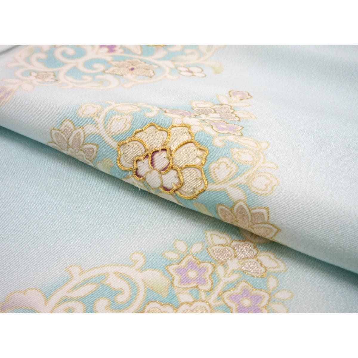 【新品】単衣 訪問着 【吉澤織物】 友禅金彩加工