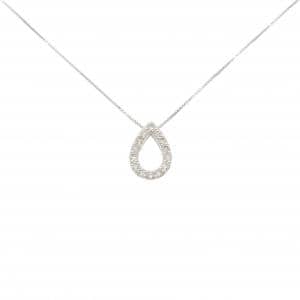 K10WG ダイヤモンド ネックレス 0.28CT