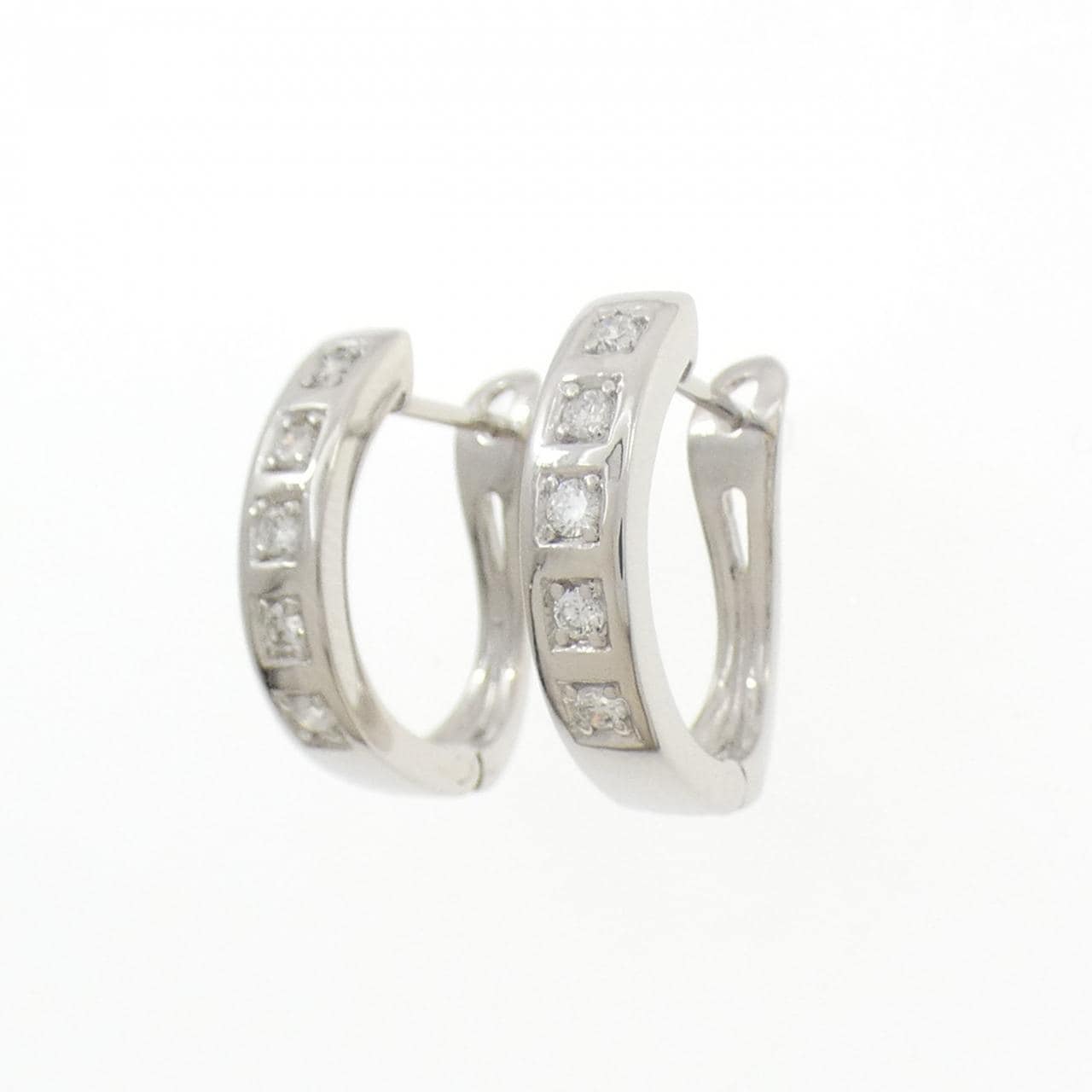 PT900 ダイヤモンド ピアス 0.20CT