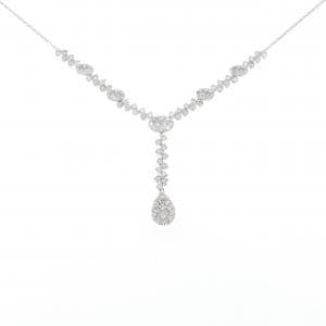 K18WG ダイヤモンド ネックレス 2.79CT