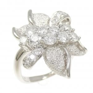PT900 フラワー ダイヤモンド リング 1.00CT