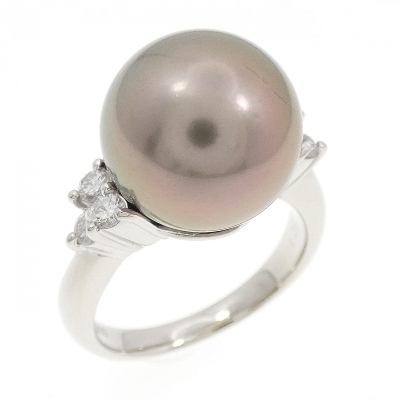 PT900 黒蝶パール リング 12.3mm